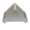 Angle for connecting aluminum profiles