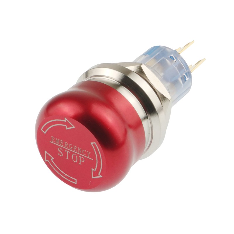 2ON-2OC emergency switch 16mm metal