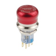 2ON-2OC emergency switch 16mm metal