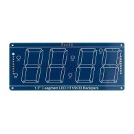 STEMMA QT 7-Segment Backpack - module with I2C driver for 7-segment displays