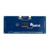 STEMMA QT 7-Segment Backpack - moduł ze sterownikiem I2C dla wyświetlaczy 7-segmentowych