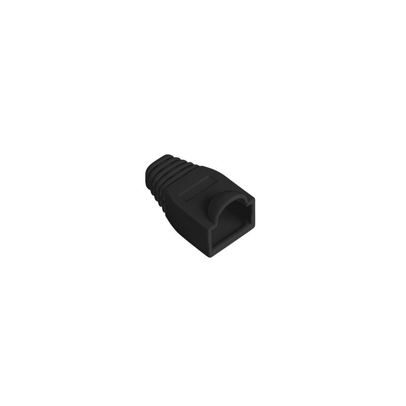 Lanberg RJ45 plug cover black (100 pieces)