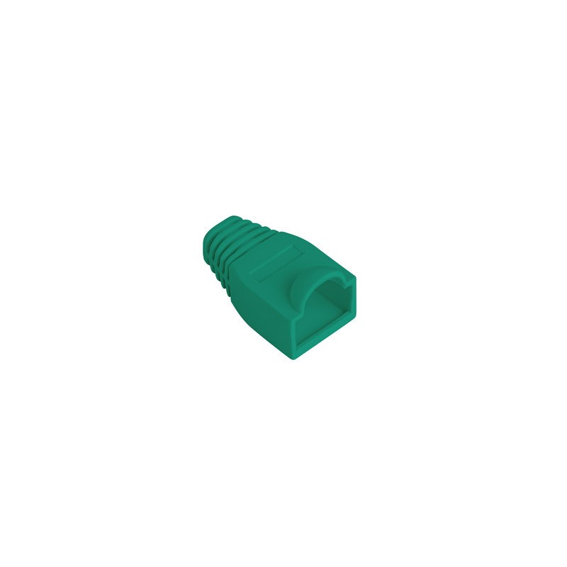 Lanberg RJ45 plug cover green (100 pieces)