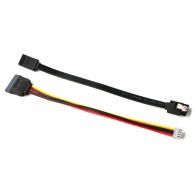 Zestaw kabli SATA 250mm danych + zasilający do komputerów ODROID