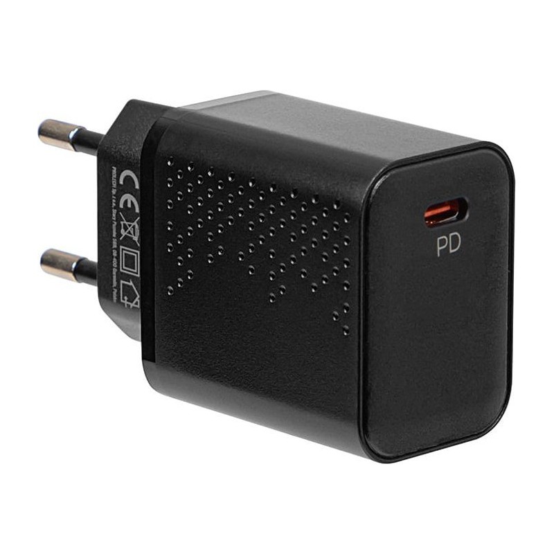 Network charger with a USB-C port and Quick Charge 25W