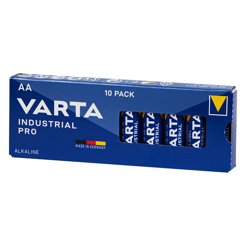 AA LR6 Varta INDUSTRIAL Alkaline Battery - 10pcs