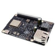 KAmodESP32 ETH+POE Evaluation board with ESP32-WROOM module connected to Ethernet interface and PoE power supply