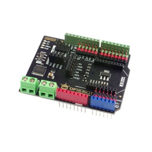 Gravity: IO Expansion & Motor Driver Shield - an expansion board for Arduino