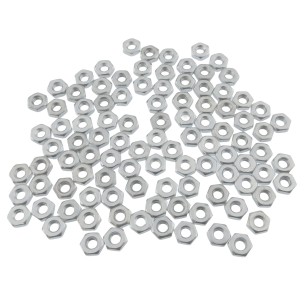 M2.5 hex nut, 100 pieces