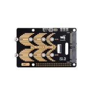 PCIe TO 2-CH M.2 HAT+ (B)