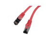 PATCHCORD CAT.8.1 S/FTP LSZH CU 3M RED FLUKE PASSED LANBERG