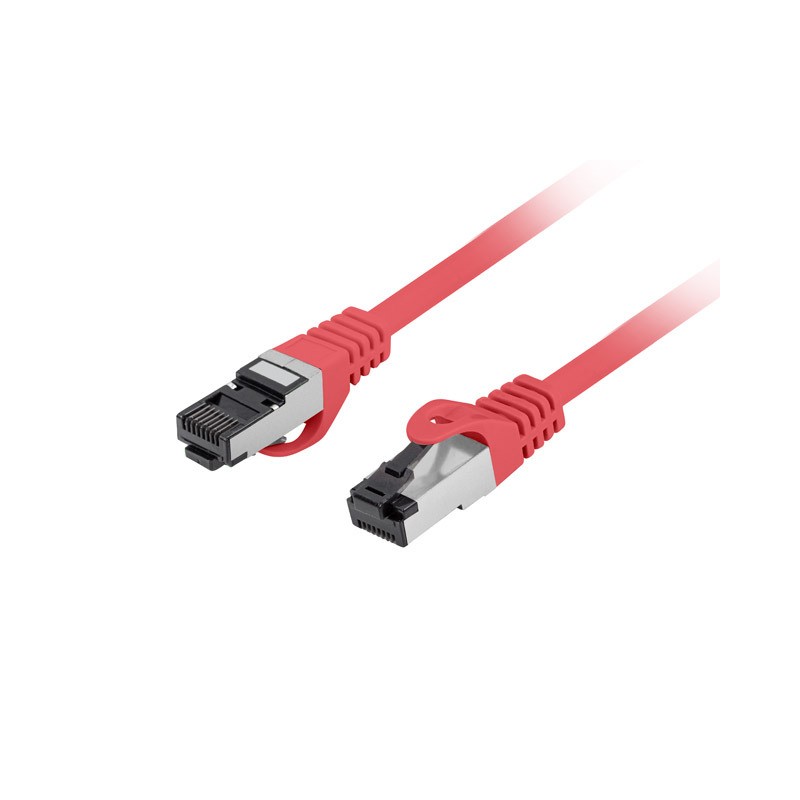 PATCHCORD CAT.8.1 S/FTP LSZH CU 0.25M RED FLUKE PASSED LANBERG PATCHCORD CAT.8.1 S/FTP LSZH CU 0.25M RED FLUKE PASSED LANBERG