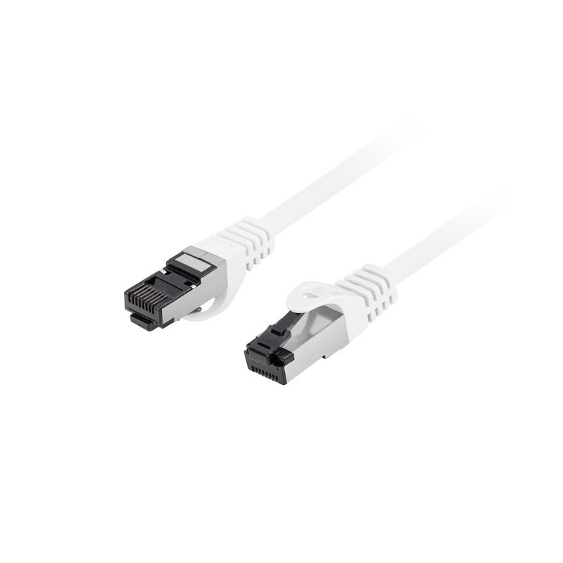 PATCHCORD CAT.8.1 S/FTP LSZH CU 3M WHITE FLUKE PASSED LANBERG PATCHCORD CAT.8.1 S/FTP LSZH CU 3M WHITE FLUKE PASSED LANBERG