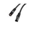 PATCHCORD KAT.8.1 S/FTP LSZH CU 1M CZARNY FLUKE PASSED LANBERG