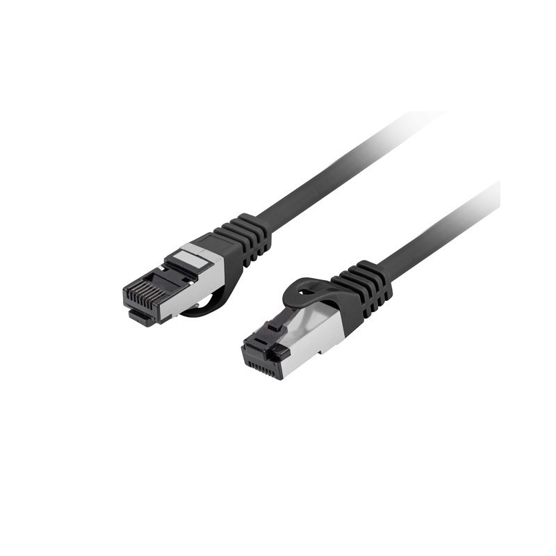 PATCHCORD CAT.8.1 S/FTP LSZH CU 0.5M BLACK FLUKE PASSED LANBERG PATCHCORD CAT.8.1 S/FTP LSZH CU 0.5M BLACK FLUKE PASSED LANBERG