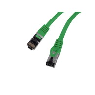 PATCHCORD CAT.8.1 S/FTP LSZH CU 0.25M GREEN FLUKE PASSED LANBERG