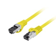 PATCHCORD CAT.8.1 S/FTP LSZH CU 1M YELLOW FLUKE PASSED LANBERG