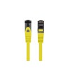 PATCHCORD CAT.8.1 S/FTP LSZH CU 1M YELLOW FLUKE PASSED LANBERG