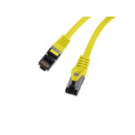 PATCHCORD CAT.8.1 S/FTP LSZH CU 1M YELLOW FLUKE PASSED LANBERG