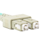 FIBER OPTIC PATCHCORD MM LC/UPC-SC/UPC DUPLEX 5M LSZH OM3 50/125 3.0MM AQUA LANBERG