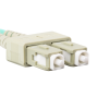 FIBER OPTIC PATCHCORD MM LC/UPC-SC/UPC DUPLEX 5M LSZH OM3 50/125 3.0MM AQUA LANBERG