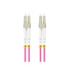 FIBER OPTIC PATCHCORD MM LC/UPC-LC/UPC DUPLEX 0.5M LSZH OM4 50/125 3.0MM VIOLET LANBERG