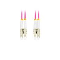 FIBER OPTIC PATCHCORD MM LC/UPC-LC/UPC DUPLEX 0.5M LSZH OM4 50/125 3.0MM VIOLET LANBERG