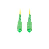 FIBER OPTIC PATCHCORD SM SC/APC-SC/APC SIMPLEX 0.5M LSZH G657A1 3.0MM YELLOW LANBERG