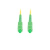FIBER OPTIC PATCHCORD SM SC/APC-SC/APC SIMPLEX 0.5M LSZH G657A1 3.0MM YELLOW LANBERG