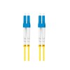 FIBER OPTIC PATCHCORD SM LC/UPC-LC/UPC DUPLEX 0.5M LSZH G657A1 3.0MM YELLOW LANBERG