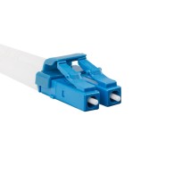 PATCHCORD ŚWIATŁOWODOWY SM LC/UPC-LC/UPC DUPLEX 3.0MM LSZH G657A1 0.5M ŻÓŁTY LANBERG