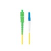 FIBER OPTIC PATCHCORD SM LC/UPC-SC/APC SIMPLEX 1M LSZH G657A1 3.0MM YELLOW LANBERG
