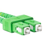 FIBER OPTIC PATCHCORD SM LC/UPC-SC/APC DUPLEX 1M LSZH G657A1 3.0MM YELLOW LANBERG