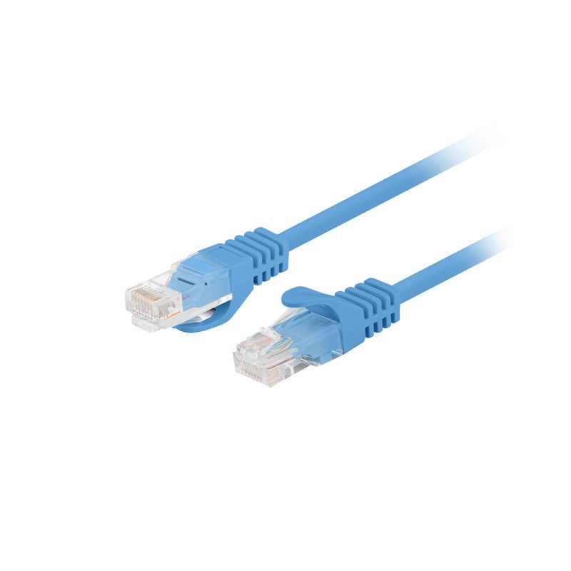 PATCHCORD CAT.5E UTP 7.5M BLUE FLUKE PASSED LANBERG
