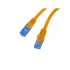 PATCHCORD CAT.6A S/FTP LSZH CCA 0.25M ORANGE FLUKE PASSED LANBERG