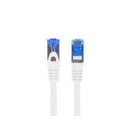 PATCHCORD CAT.6A S/FTP LSZH CCA 0.25M WHITE FLUKE PASSED LANBERG