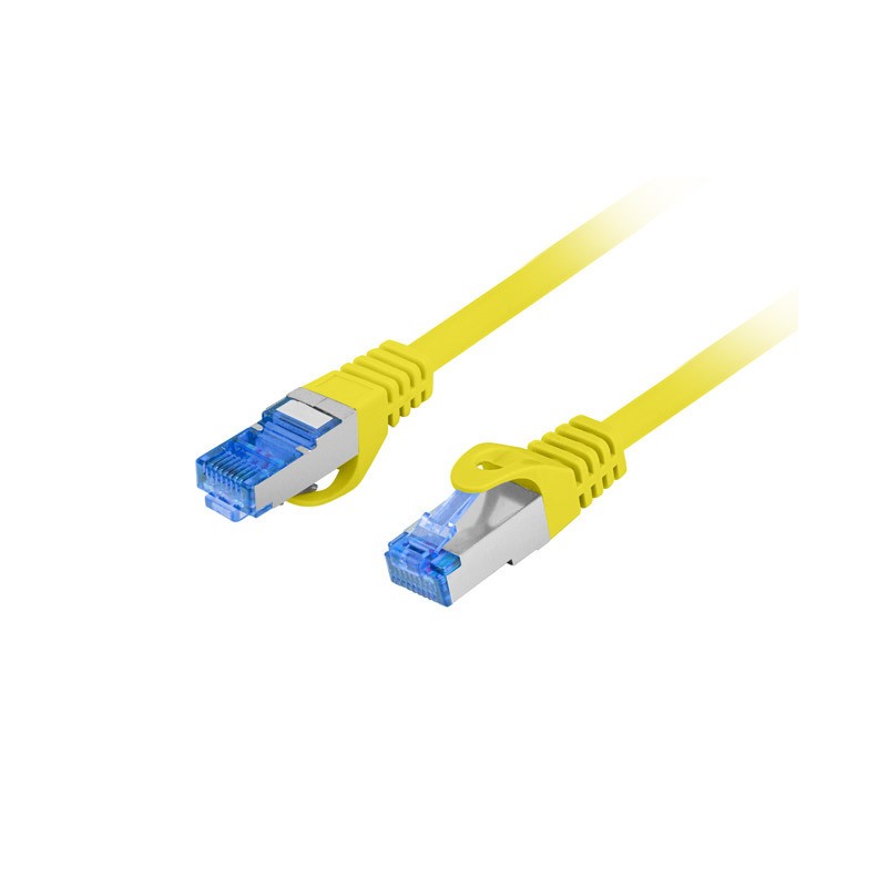 PATCHCORD KAT.6A S/FTP LSZH CCA 0.25M ŻÓŁTY FLUKE PASSED LANBERG PATCHCORD KAT.6A S/FTP LSZH CCA 0.25M ŻÓŁTY FLUKE PASSED LANBERG