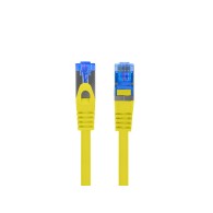 PATCHCORD CAT.6A S/FTP LSZH CCA 0.25M YELLOW FLUKE PASSED LANBERG