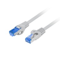 PATCHCORD CAT.6A S/FTP LSZH CCA 0.25M GREY FLUKE PASSED LANBERG