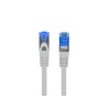 PATCHCORD CAT.6A S/FTP LSZH CCA 0.25M GREY FLUKE PASSED LANBERG