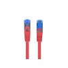 PATCHCORD KAT.6A S/FTP LSZH CCA 0.25M CZERWONY FLUKE PASSED LANBERG