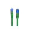 PATCHCORD CAT.6A S/FTP LSZH CCA 0.25M GREEN FLUKE PASSED LANBERG
