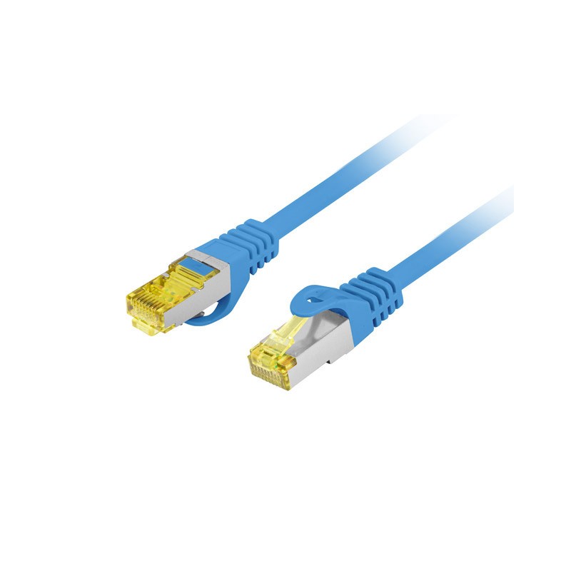 PATCHCORD CAT.6A S/FTP LSZH CU 0.5M BLUE FLUKE PASSED LANBERG PATCHCORD CAT.6A S/FTP LSZH CU 0.5M BLUE FLUKE PASSED LANBERG