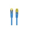 PATCHCORD KAT.6A S/FTP LSZH CU 0.25M NIEBIESKI FLUKE PASSED LANBERG