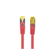 PATCHCORD CAT.6A S/FTP LSZH CU 0.5M RED FLUKE PASSED LANBERG