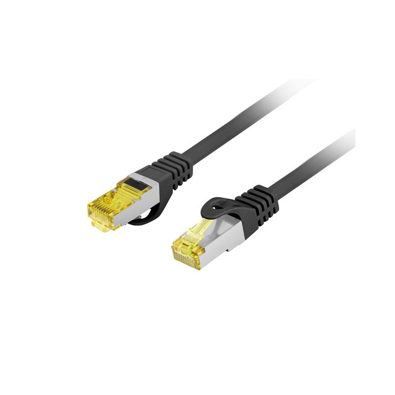 PATCHCORD CAT.6A S/FTP LSZH CU 1.5M BLACK FLUKE PASSED LANBERG PATCHCORD CAT.6A S/FTP LSZH CU 1.5M BLACK FLUKE PASSED LANBERG