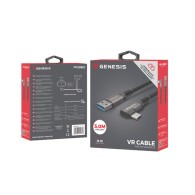 KABEL USB-C(M)->USB-A(M) 3.2 GEN 1 5M 5GB/S PD15W VR CZARNY GENESIS
