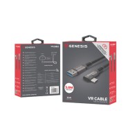 USB-C(M)->USB-A(M) 3.1 GEN 1 CABLE 3M 5GB/S PD15W VR BLACK GENESIS