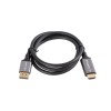 DISPLAYPORT(M)->HDMI(M) CABLE 1M 4K BLACK-SILVER LANBERG