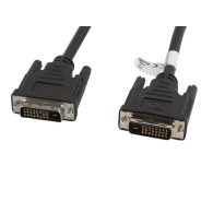 DVI-D(M)(24+1)->DVI-D(M)(24+1) CABLE 3M BLACK DUAL LINK LANBERG
